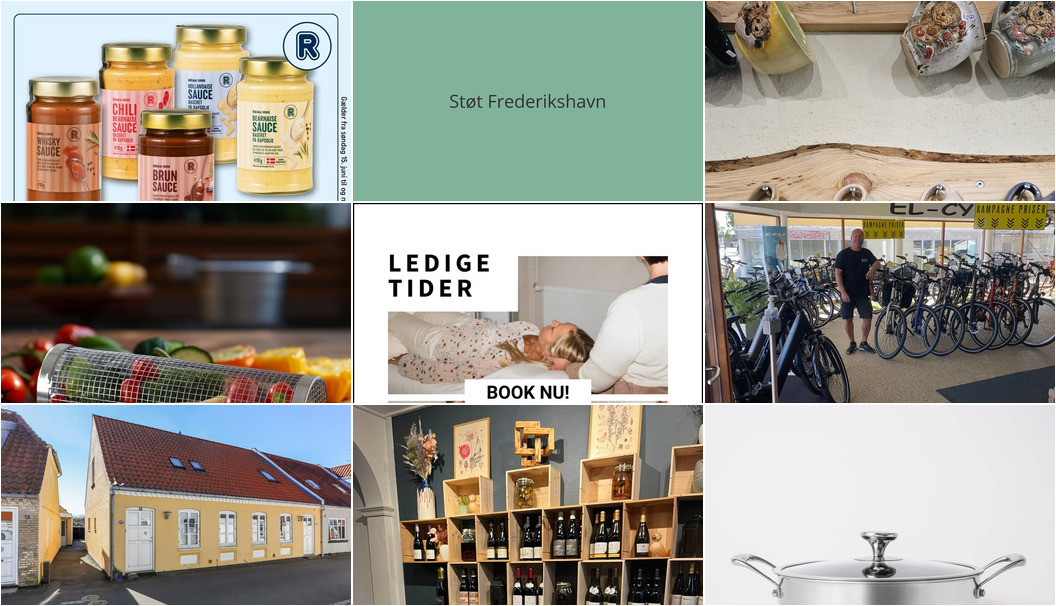 Nyt fra Rema1000 Gærumvej, Mæglerhuset Sæby, Ro & velvære og 5 andre