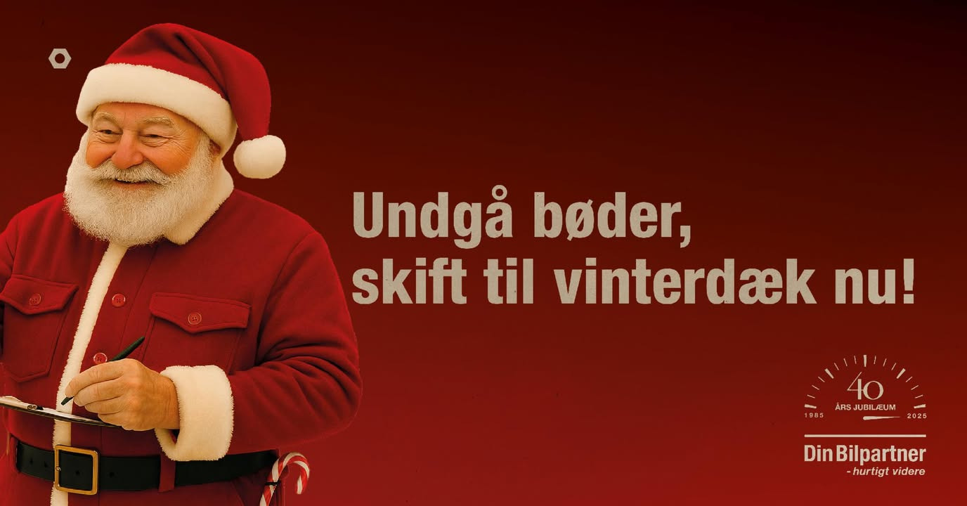 Mejdal Auto advarer: Skift til vinterdæk nu for at undgå bøder og farlige kørselsforhold