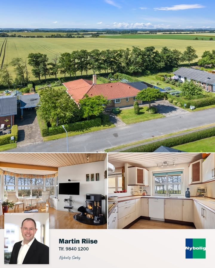 Nybolig Sæby A/S præsenterer charmerende villa med udsigt til marker i Dybvad