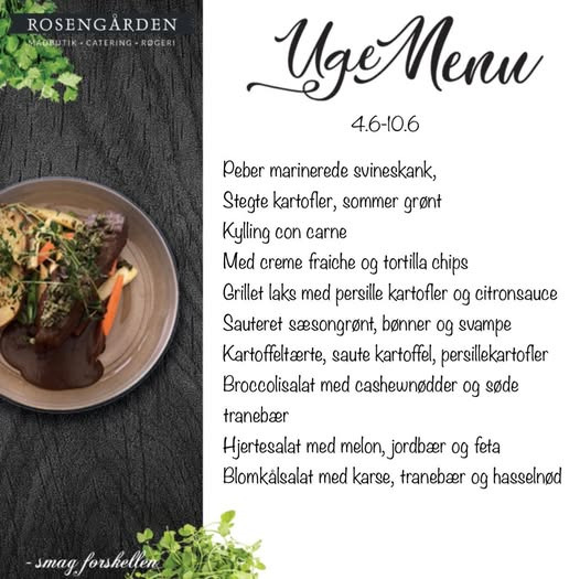 Rosengårdens Gårdbutik præsenterer nye lækkerier til din aftensmadoplevelse