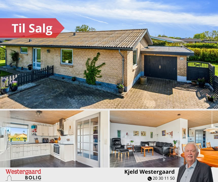 Westergaard Bolig fremviser vinkevilla i Tylstrup til 1.350.000 kr.