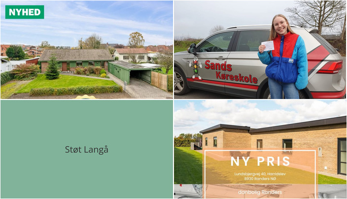 Nyt fra Nybolig Bjørn & Ankersen, DANBOLIG RANDERS og Sands Køreskole
