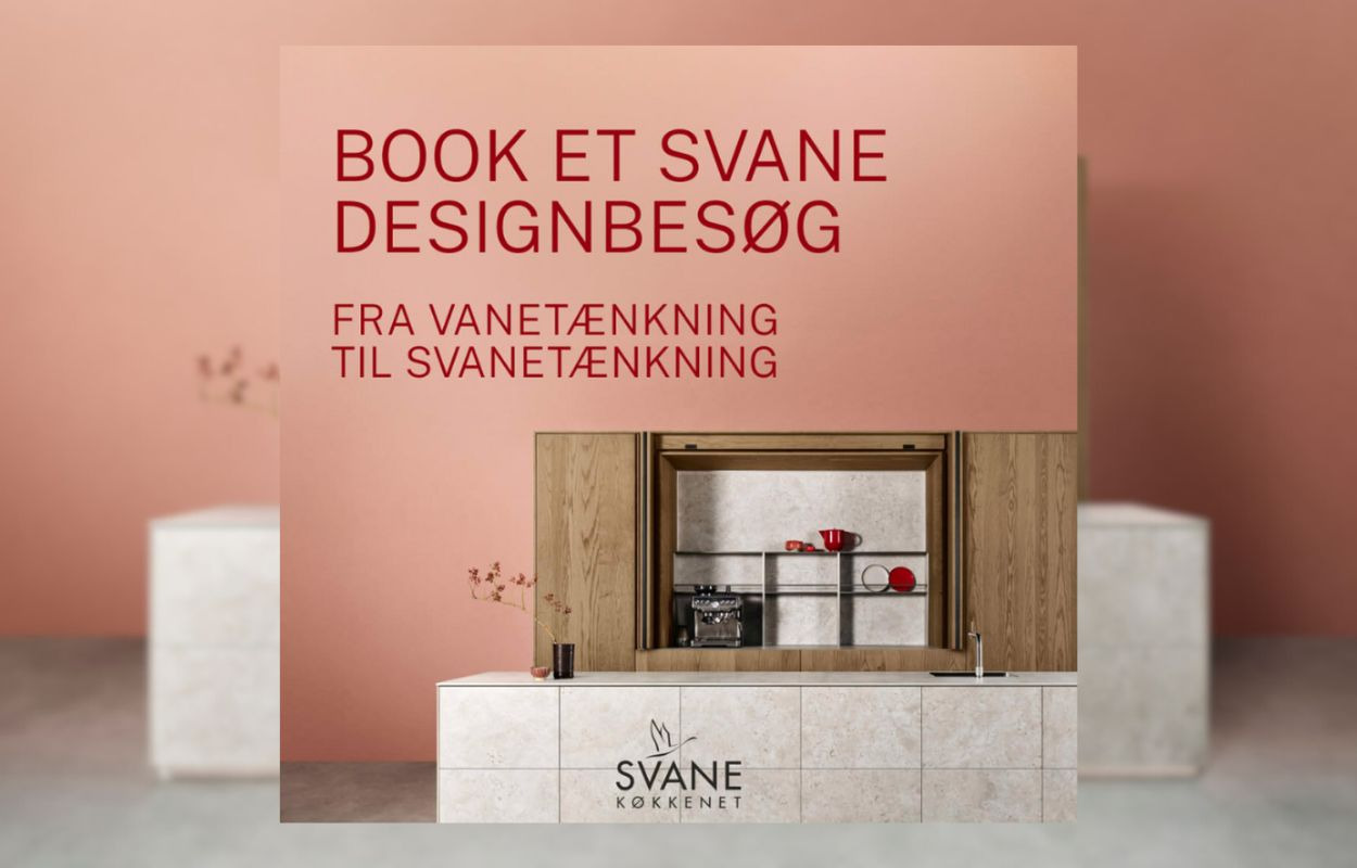 Nyhed fra Svane Køkkenet Horsens: Book et Svane designbesøg