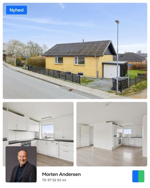 Nybolig Skive I/S præsenterer indflytningsklart hjem i Vinde tæt på natur og byliv