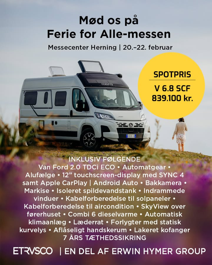 HINSHØJ CARVAN præsenterer nyt i Herning på Ferie for Alle 