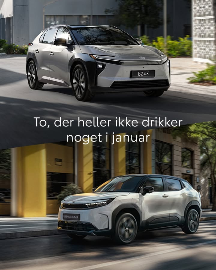 MTH Biler præsenterer de nye Toyota elektriske modeller i januar