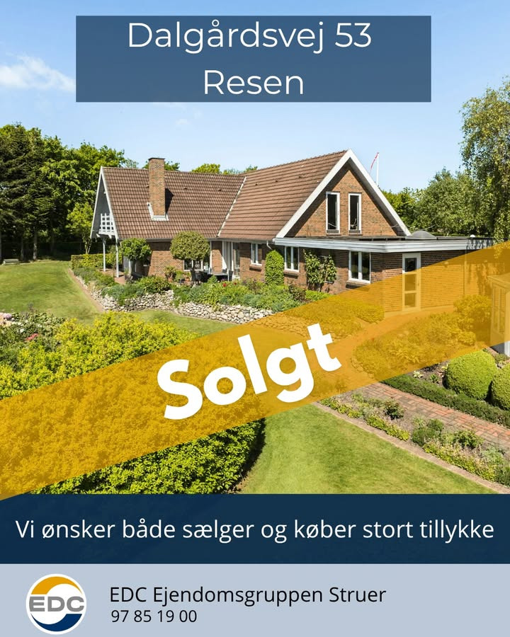 EDC Ejendomsgruppen Struer sælger hus på Dalgårdsvej 53