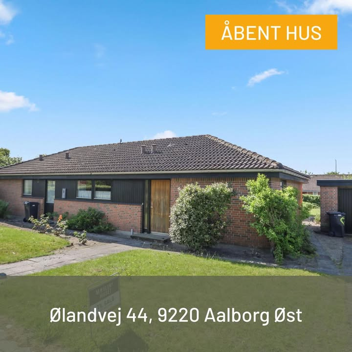 Mæglerhuset Aalborg inviterer til åbent hus i hjem syd for fjorden på søndag