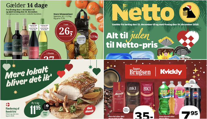 Store klementiner til 26 kr. og dansk flæskesteg for 8,95 kr. - se de lokale tilbud i Rødding