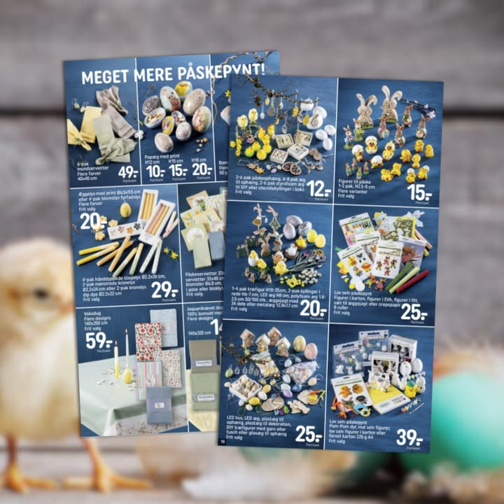 Rema 1000 Hadsund byder foråret velkommen med påskepynt