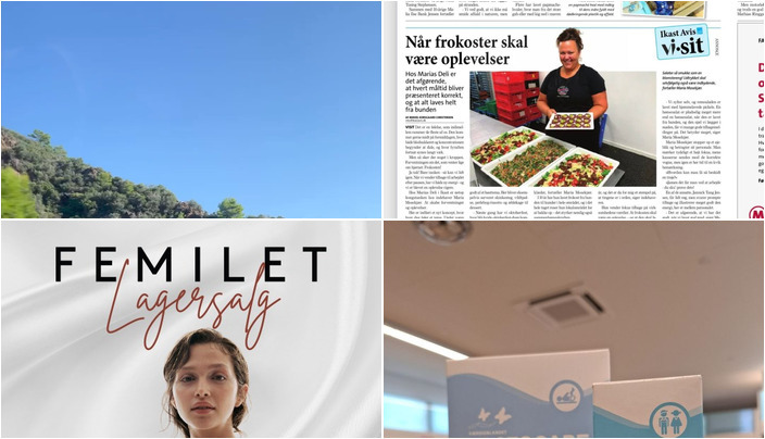 Nyt fra Lagersalg.com, Ans Rejser A/S, Maria's Deli og 1 anden