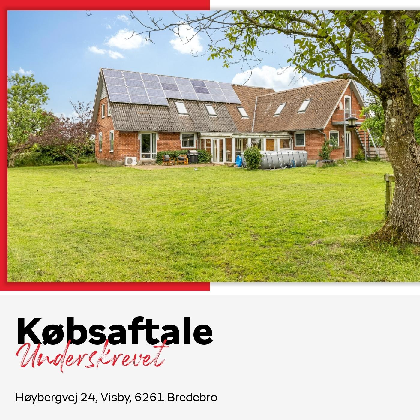 Home Tønder meddeler salg af Høybergvej 24, Visby, 6261 Bredebro