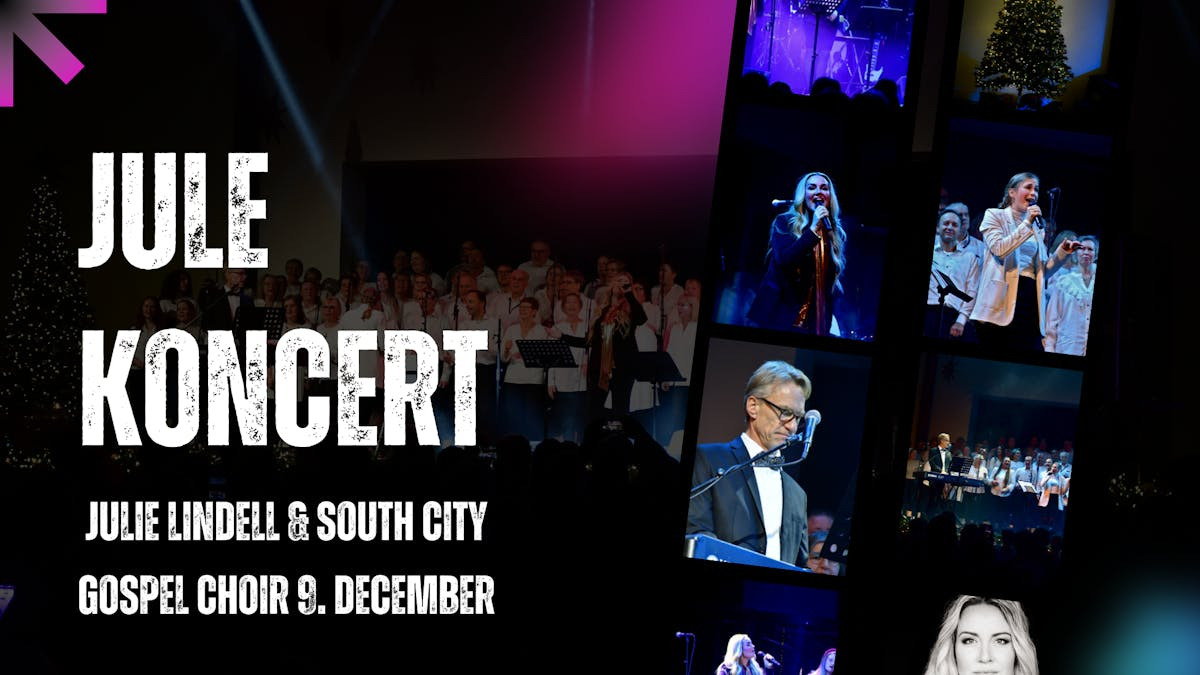 Julestemning med Julie Lindell og South City Gospel Choir i Kolding