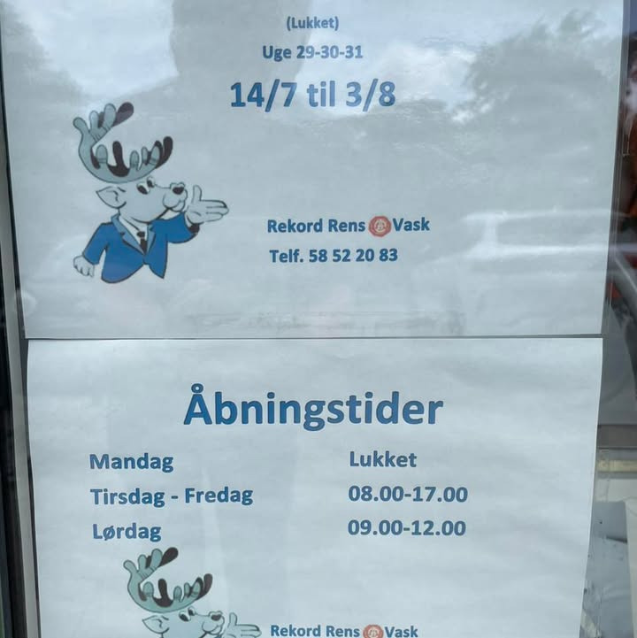 Nyt fra Rekord rens og vask v/Berit Nyborg