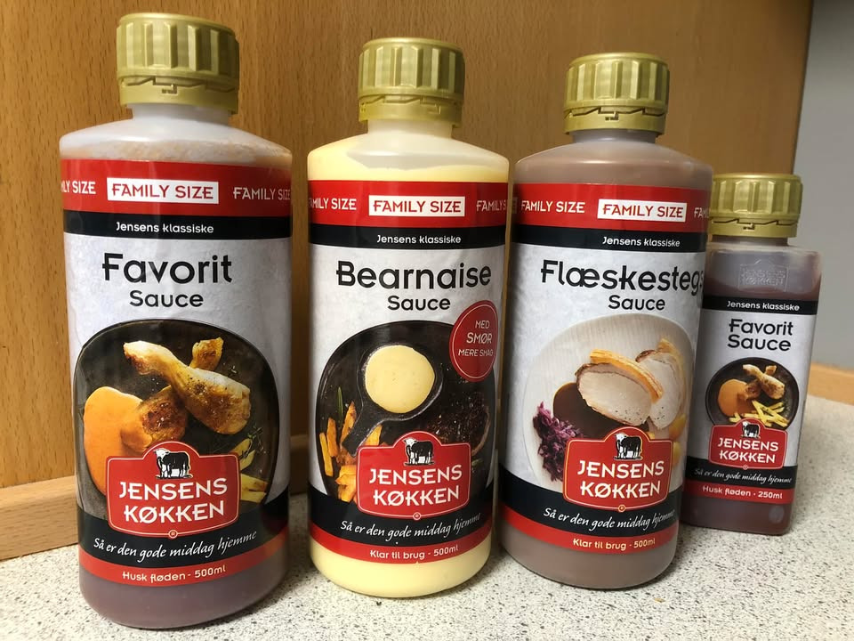 Jensens saucer på tilbud hos Min Købmand Øster Bjerregrav