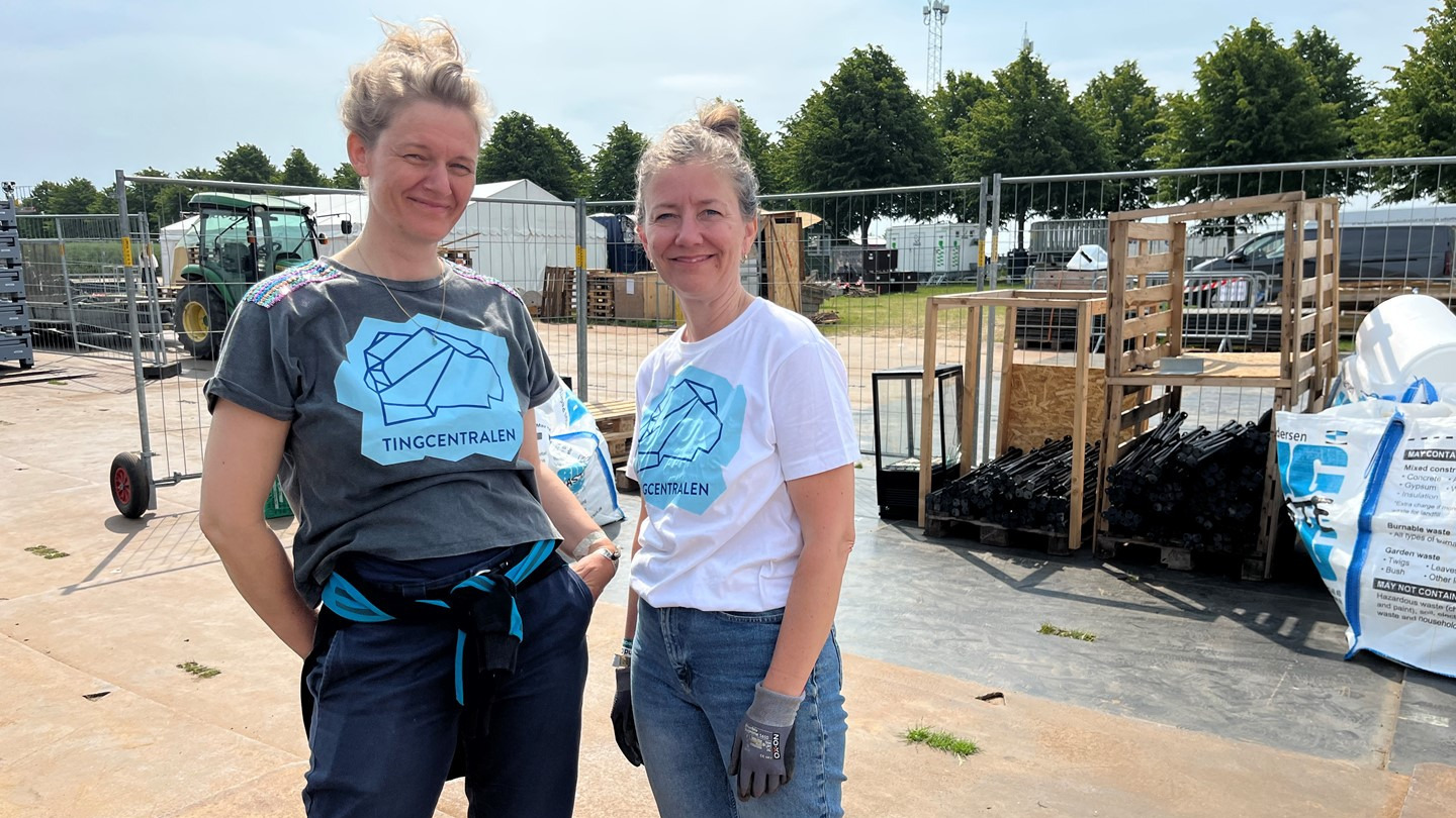 17 ton materialer fra Heartland  får nyt liv bl.a. på lokale festivaler
