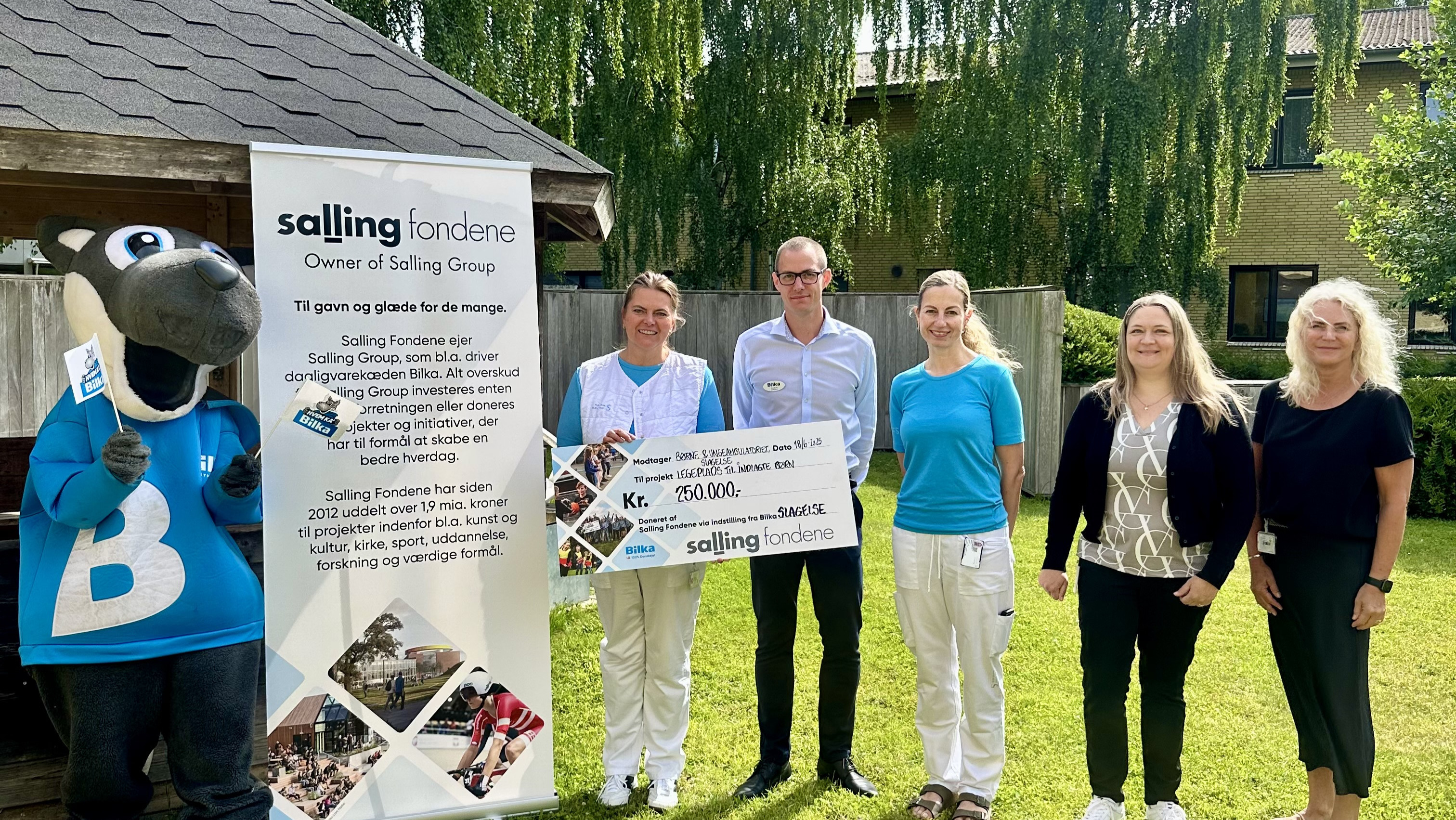 Slagelse Sygehus modtager 250.000 kr. til ny legeplads for indlagte børn