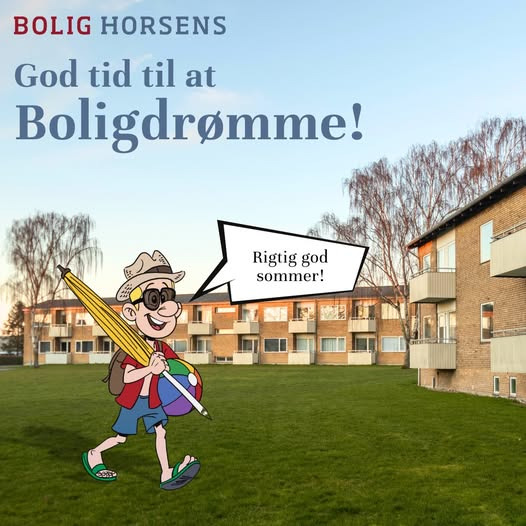 Bolig Horsens inviterer til boligjagt blandt ledige lejemål i ferietiden