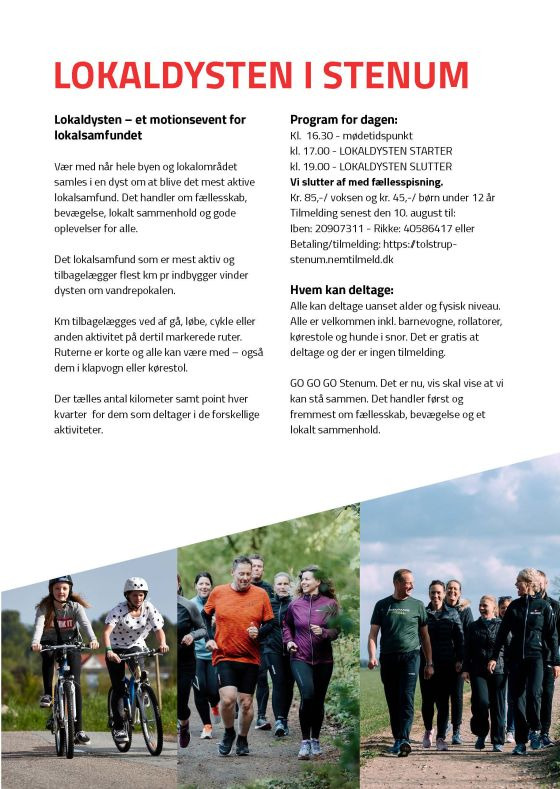 Lokaldysten 2025: En dag med motion og fællesskab i Brønderslev