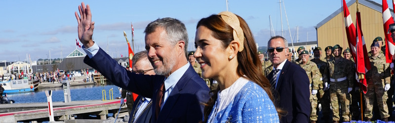 Kongeligt besøg i Frederikshavn Kommune skaber festlig stemning og fællesskab