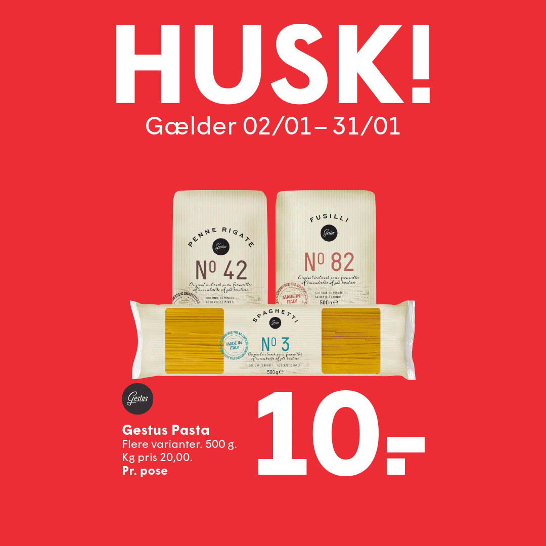 Spar Skallerup A/S annoncerer nye HUSK!-priser for januar 2025