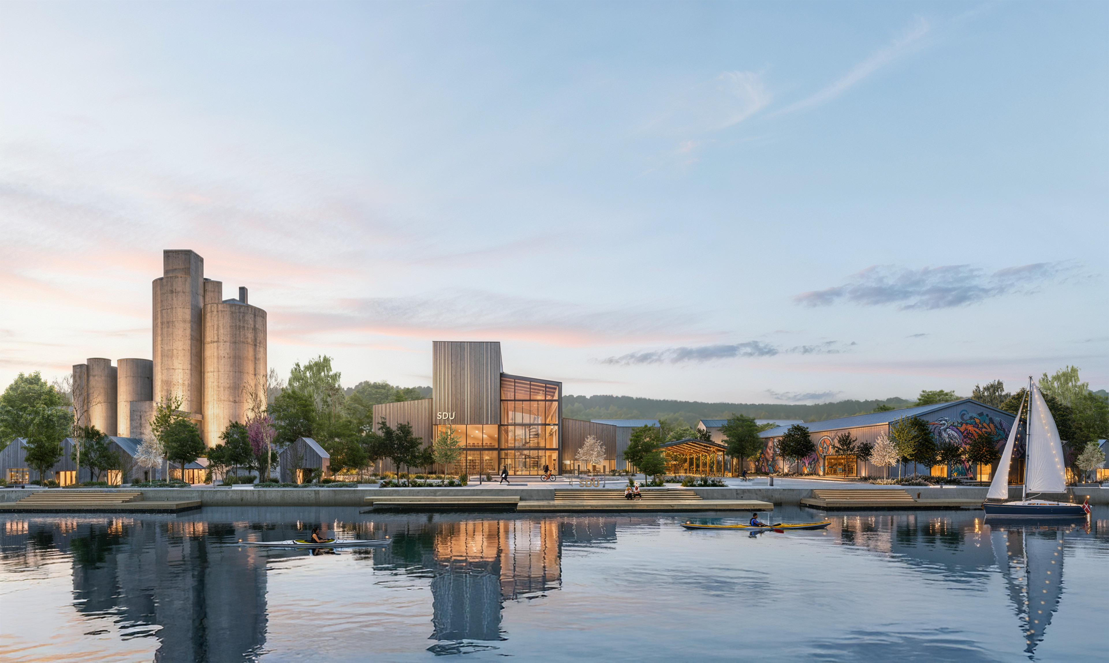 Team ADEPT vinder konkurrencen om ny bæredygtig universitetsbydel på Nordkajen i Vejle