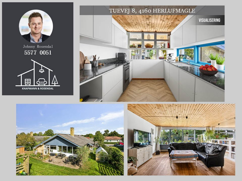 Knapmann & Rosendal ApS tilbyder rummelig villa i Herlufmagle med 5 værelser og kælder