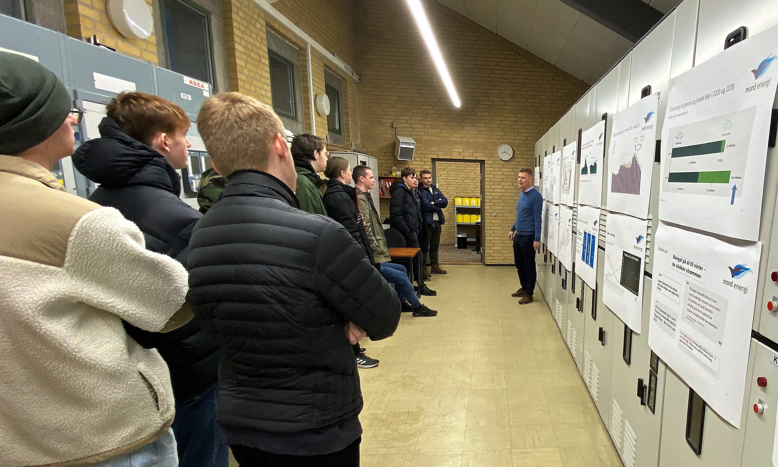 Studerende besøger station Katrinelund i Hjørring