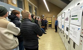 Studerende besøger station Katrinelund i Hjørring