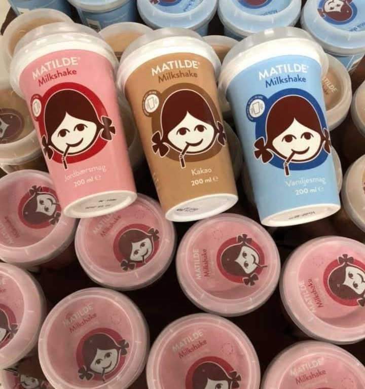 Meny Hobro tilbyder kassesalg af Matilde milkshake til favorabel pris