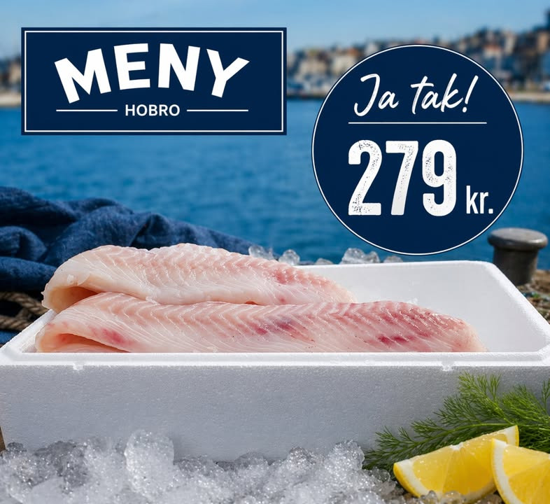 Meny Hobro tilbyder lyssejfilet til ja tak-pris