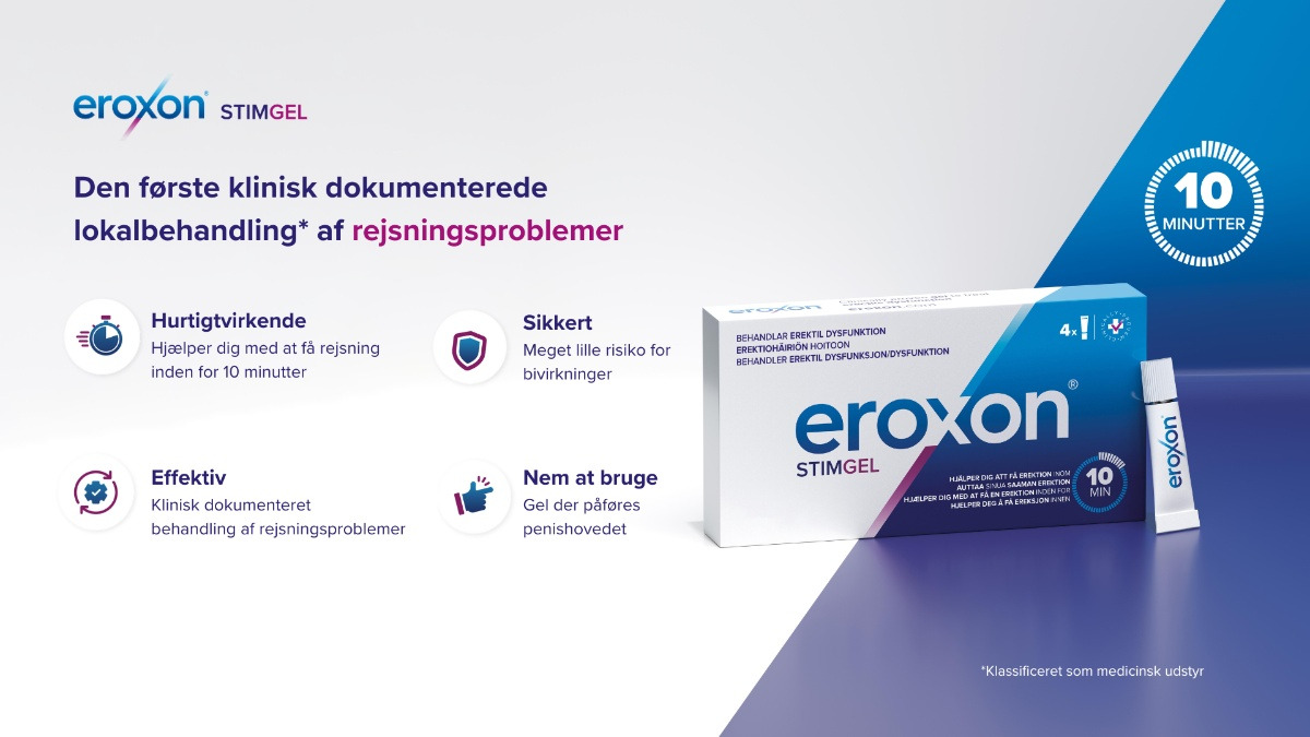 Ikast Apotek præsenterer Eroxon: En effektiv behandling mod erektil dysfunktion