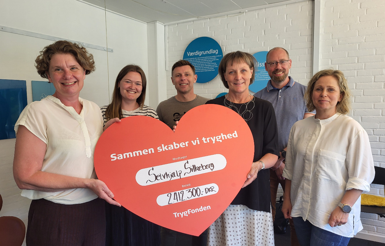 Et stort hjerte til trivselsprojekt for unge i Silkeborg
