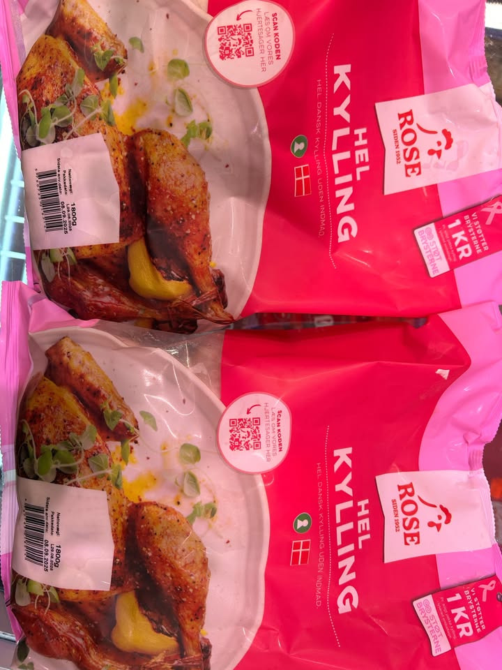 Hel kylling til nedsat pris hos MIN KØBMAND I ASP for at bekæmpe madspild