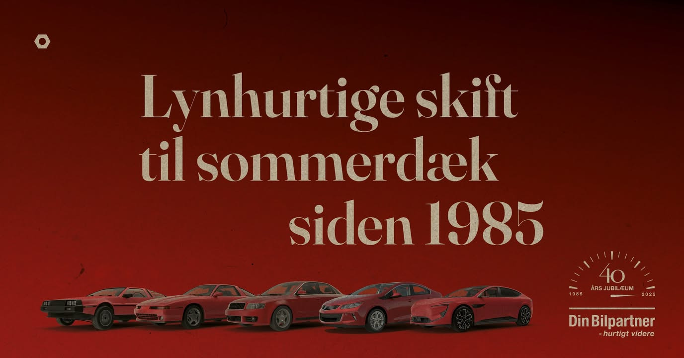 MEJDAL AUTO markerer 40 år med ekspertise i sommerdæksskift