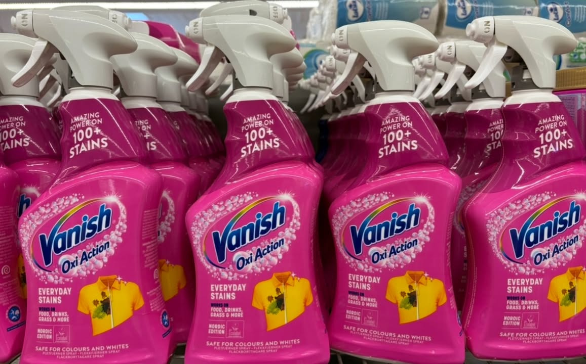 Vanish pletfjernere til halv pris hos MENY Hobro – bestil inden torsdag