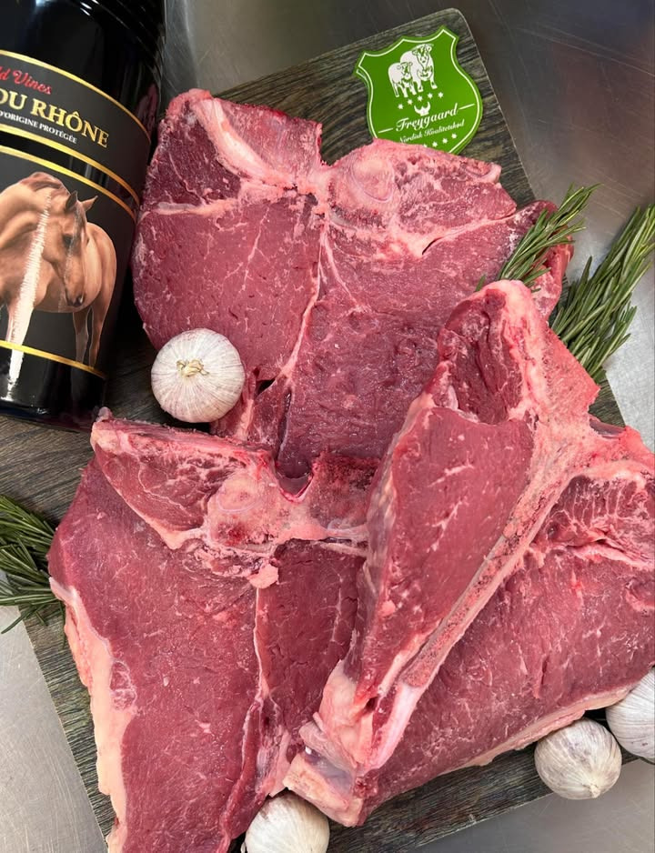 MENY Randers har ja tak-tilbud på Freygaard T-bone steak til 149,-