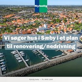 Nybolig Sæby A/S søger hus i Sæby til totalmodernisering eller nedrivning