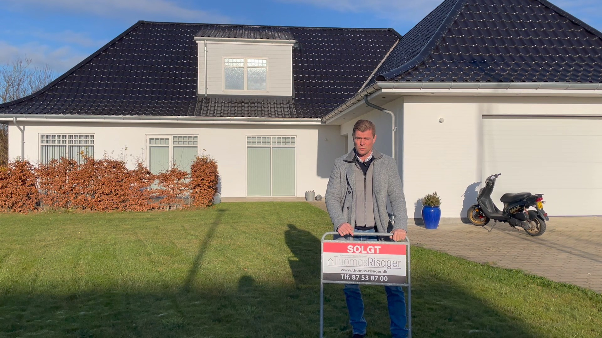 Ejendomsmæglerfirmaet Thomas Risager A/S sælger villa på Halvorsmindevej 104 i Hjørring