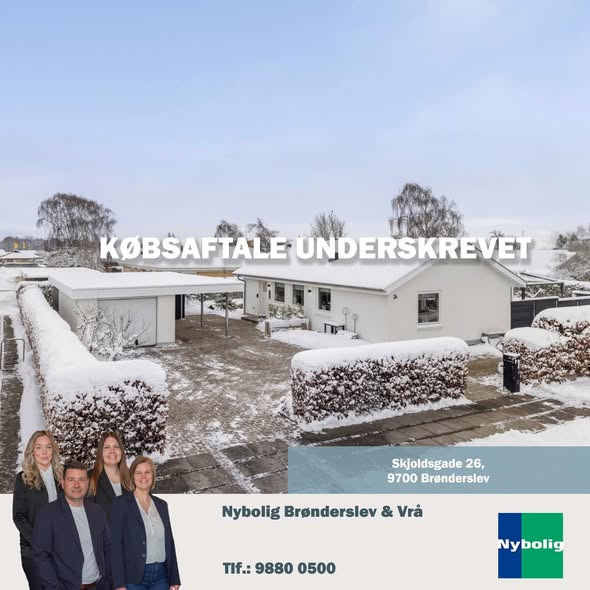 Nybolig Brønderslev & Vrå sikrer salg af bolig på Skjoldsgade 26