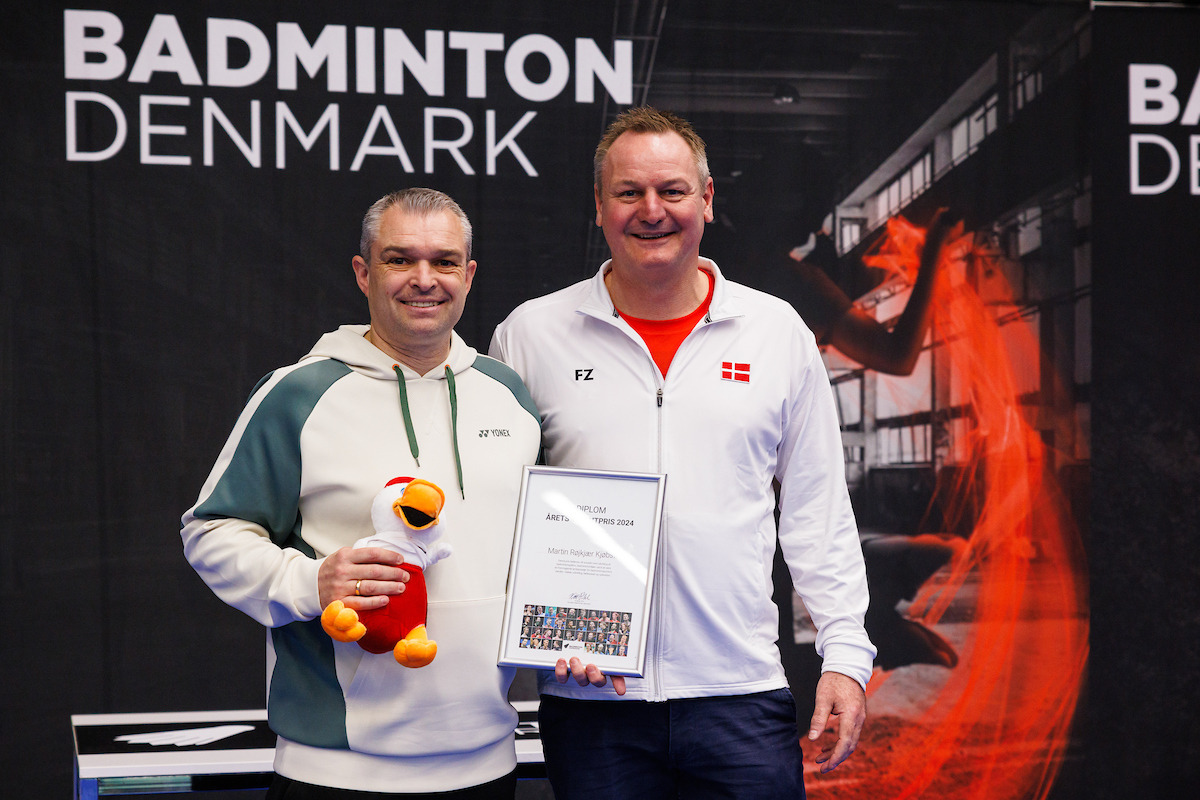  Nordjysk træner vinder Badminton Danmarks Talentpris 2024