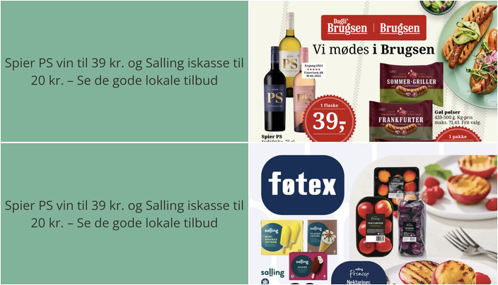 Spier PS vin til 39 kr. og Salling iskasse til 20 kr. – Se de gode lokale tilbud