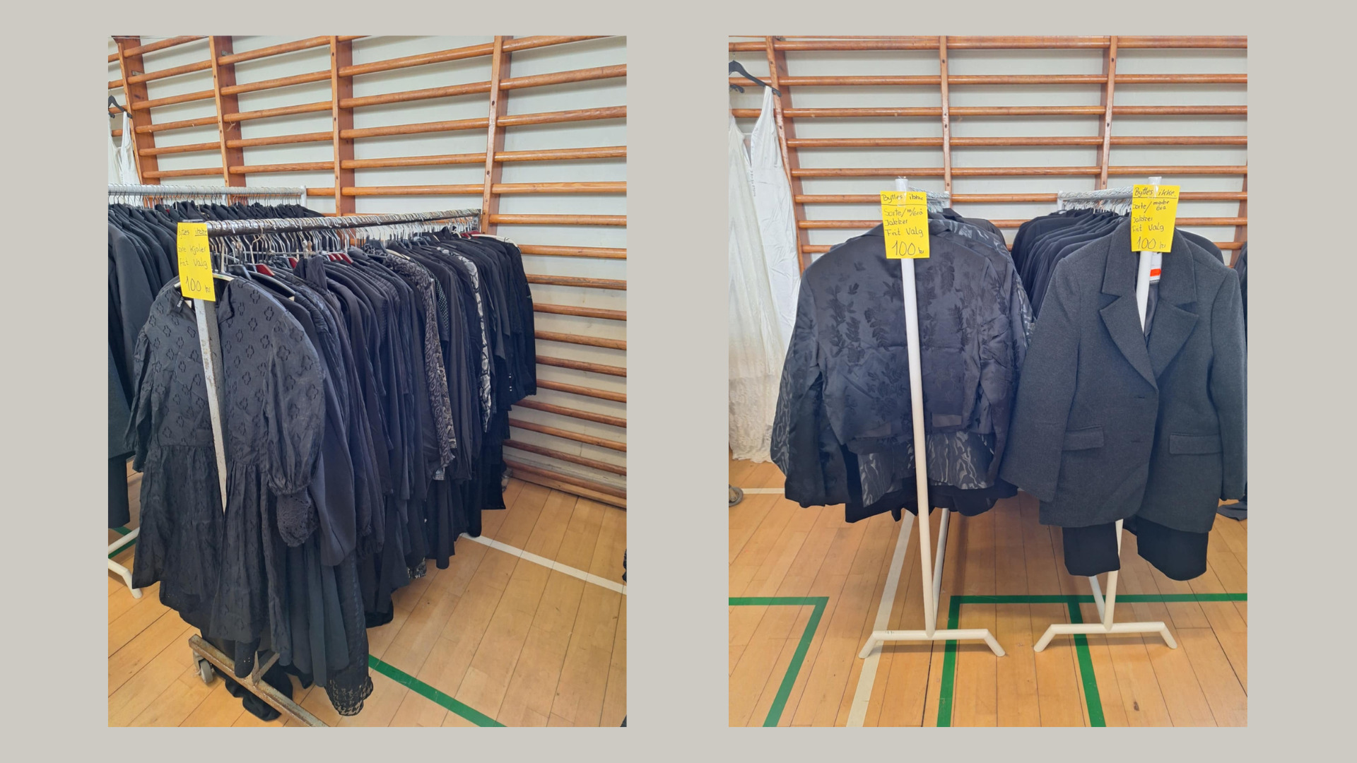 Udsalg på sorte skønheder hos Rie & Henrik's Tøjbiks