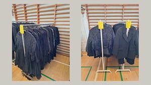 Udsalg på sorte skønheder hos Rie & Henrik's Tøjbiks