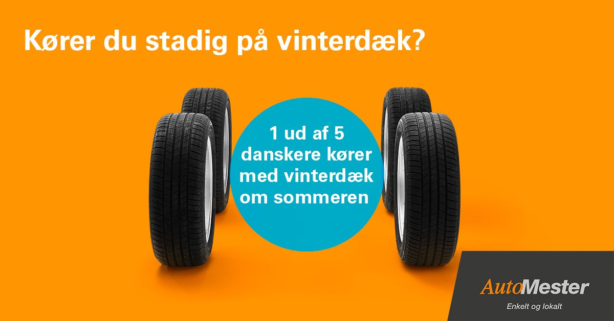 GUMMI-OLE opfordrer til skift til sommerdæk for øget sikkerhed i foråret