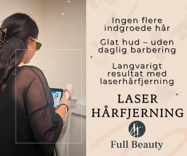 Full Beauty Aalborg SV tilbyder skånsom og effektiv laserhårfjerning