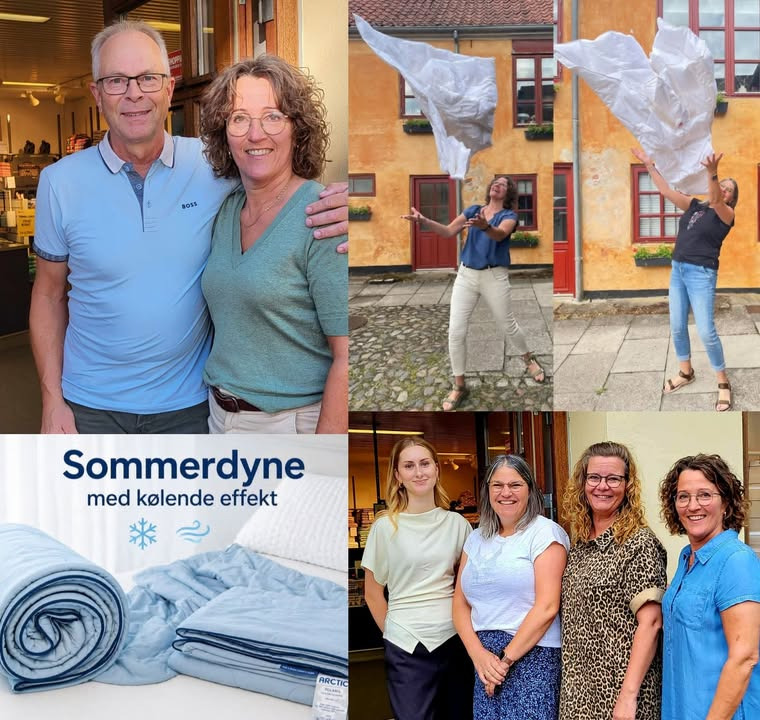 Fjerrenseriet viser udvalget af sommerdyner i butikken og på webshoppen