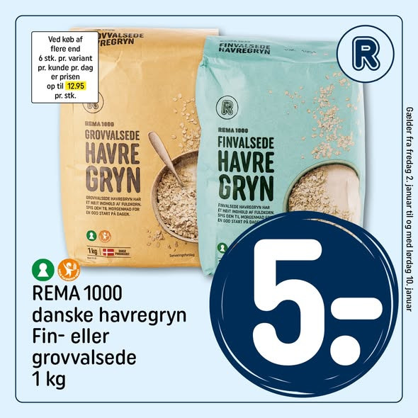 Rema 1000 Halgårdvej præsenterer årets første avis med hverdagsfavoritter