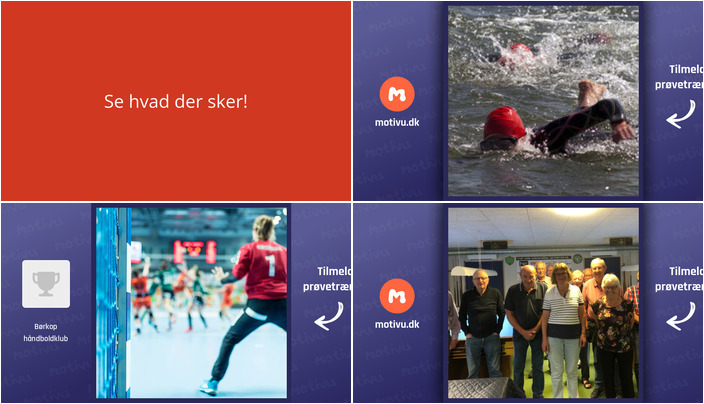 Ugentlige aktiviteter i Børkop: Triatlon, håndbold og billard