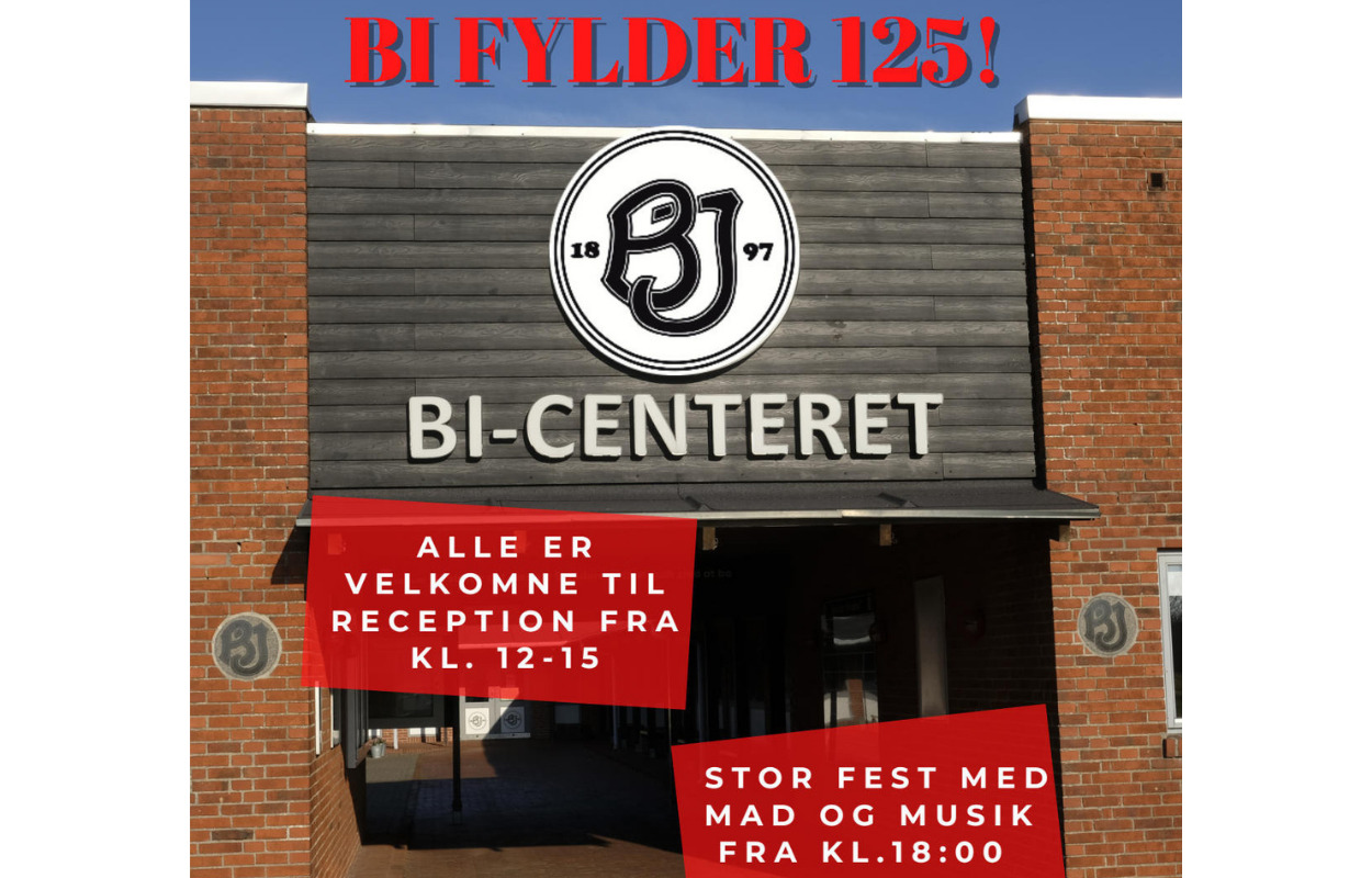 Kom forbi når BI har 125 års jubilæum